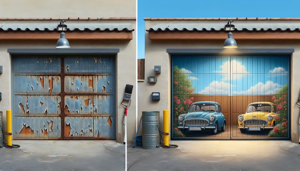 Garage door work in Atkinson