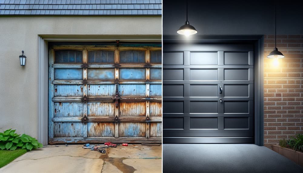 Garage door work in Nashua