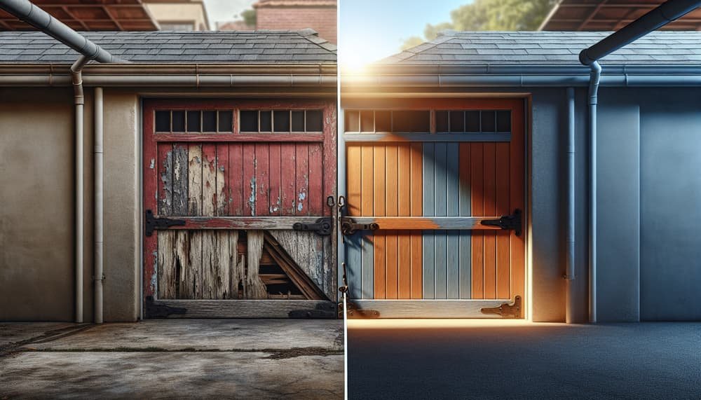 Garage door work in Ballardvale