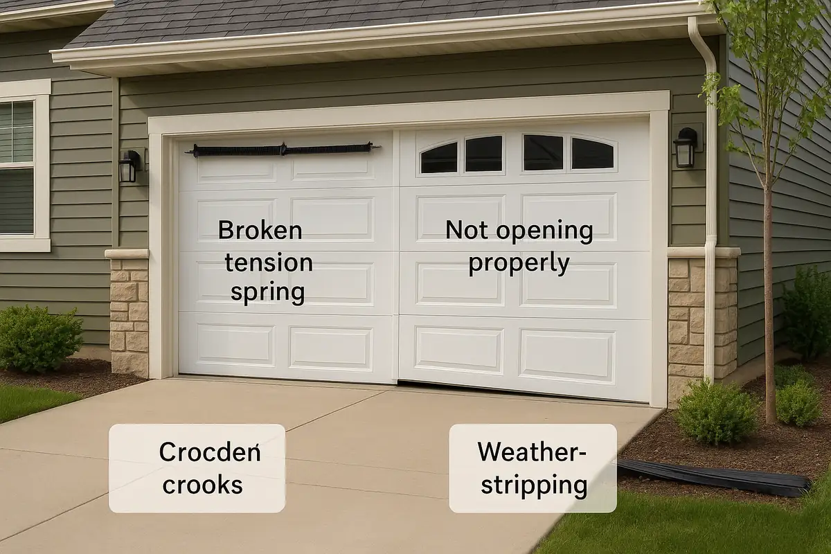 Common Garage Door Problems and How to Fix Them - Sandia Garage Door Repair