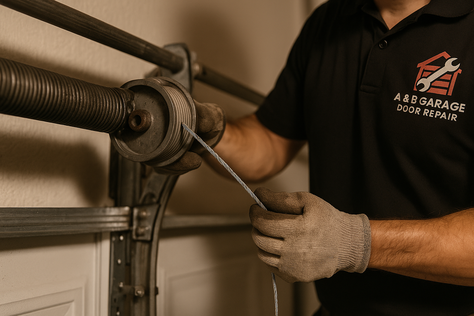 Garage Door Cable Repair in Wakefield