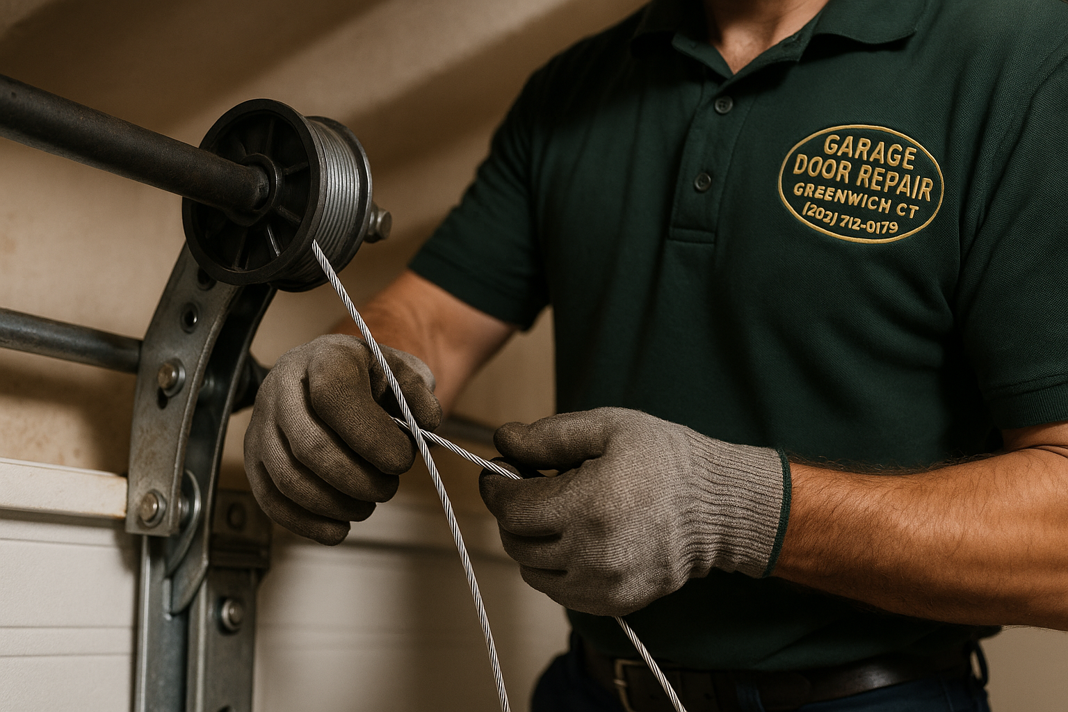 Garage Door Cable Repair in Dracut