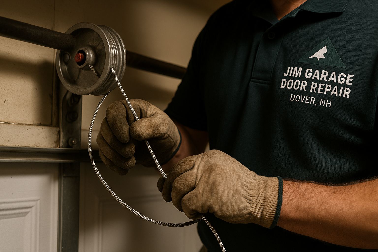 Garage Door Cable Repair in South Hampton