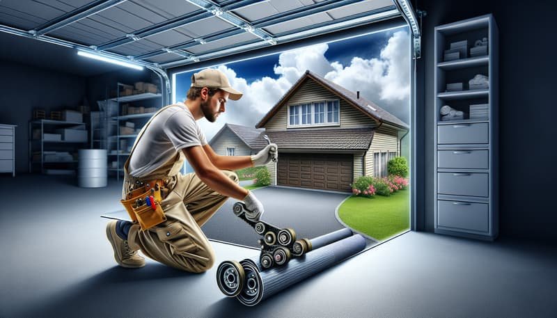 Garage Door Roller Replacement service in Windham