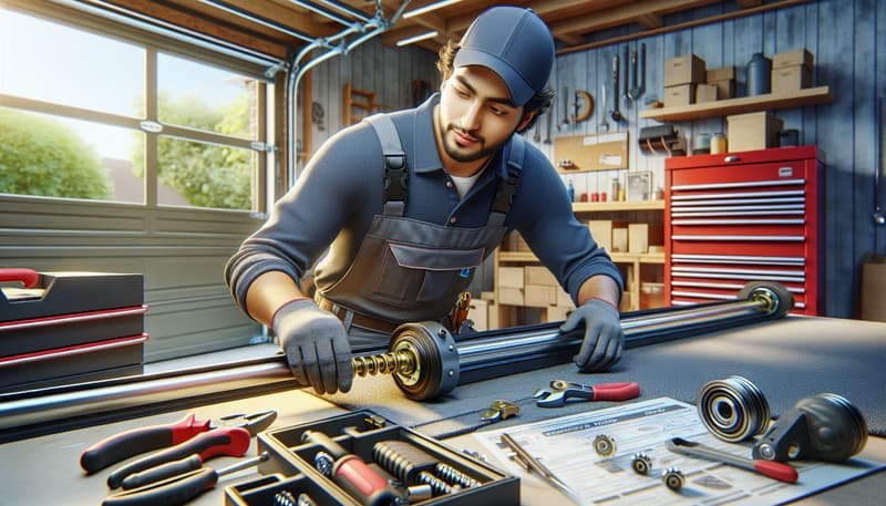 Garage Door Roller Replacement service in Middleton