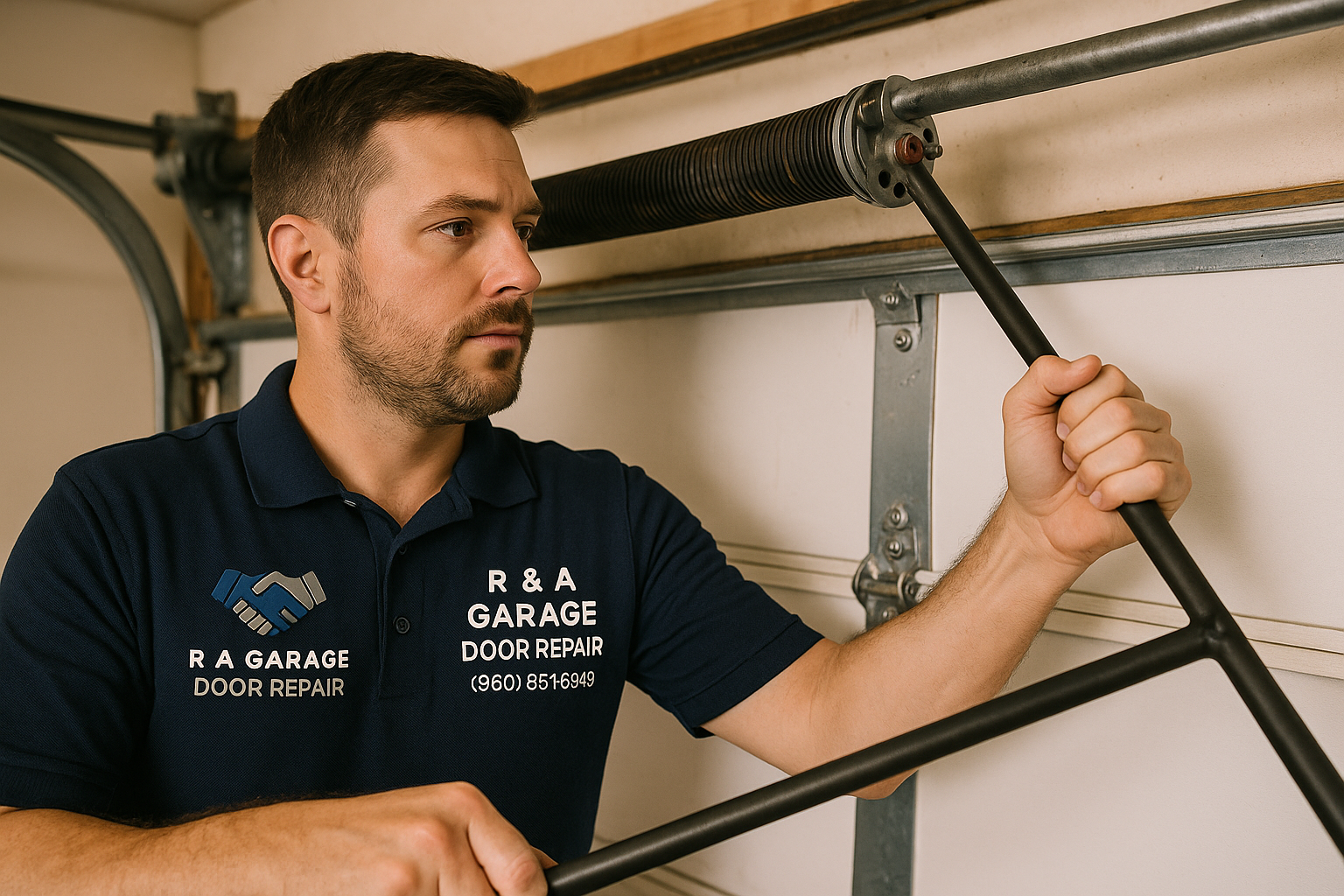 Garage Door Spring Repair in East Kingston