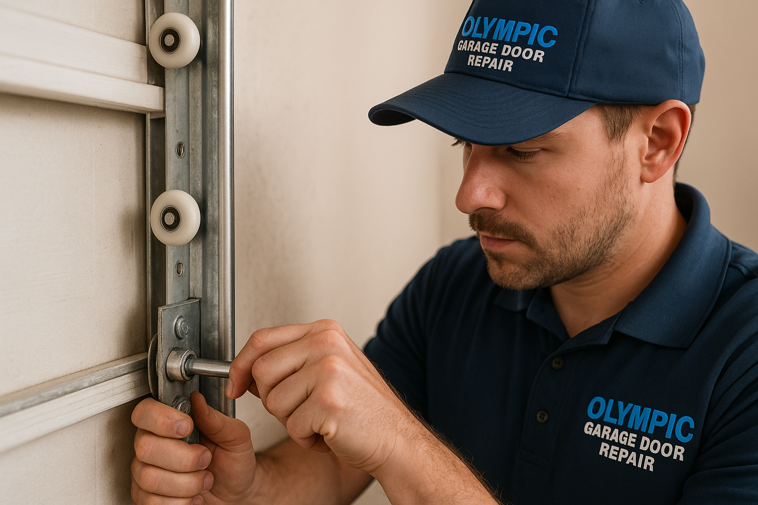 Garage Door Track Repair in Lynnfield